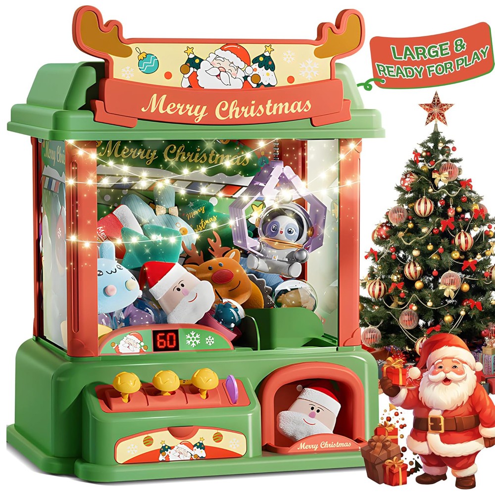 Arcade Games Vending - Christmas Claw Machine For Kids Mini