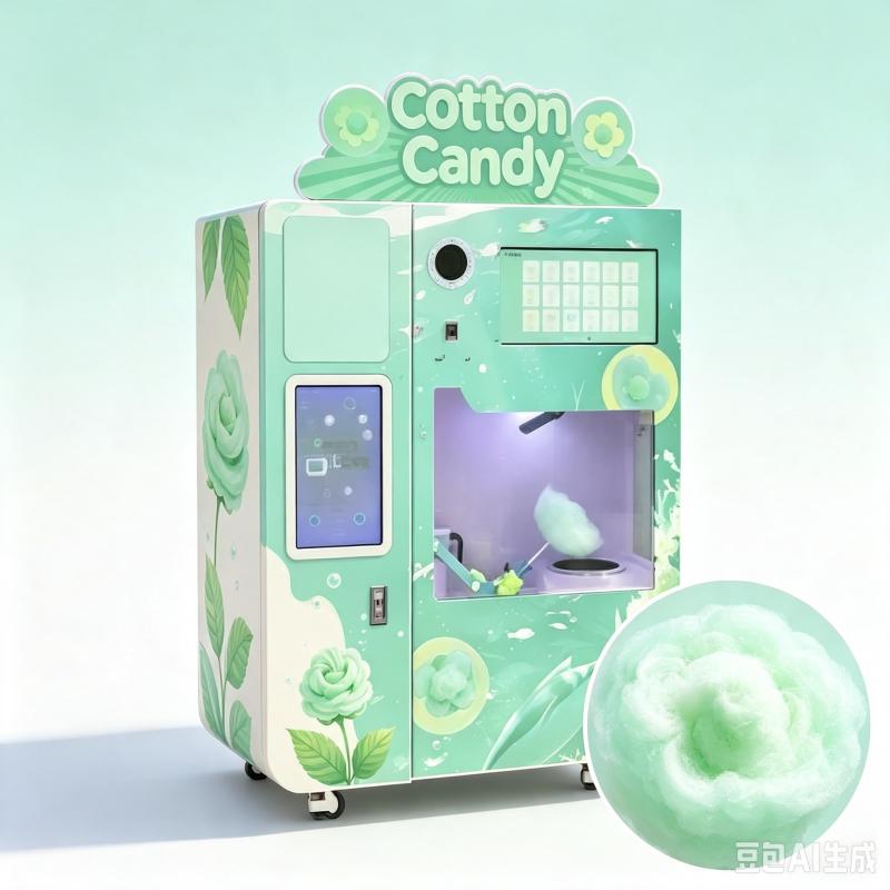 Candy Floss Machine - Cotton Candy Vending Machine Automatic Smart