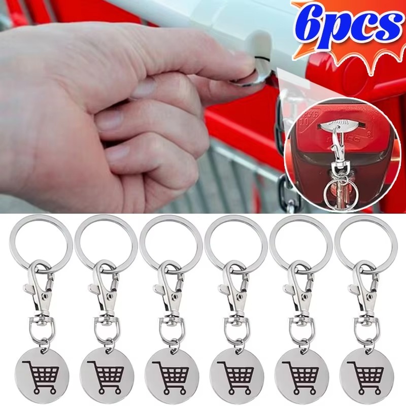 Token Coin Mechanism - Shopping Trolley Tokens Key Ring Mini
