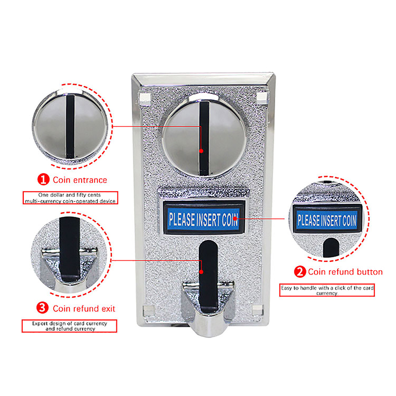 Coin Acceptor Selector - 616 Electronic Multi Coin Acceptor Selector