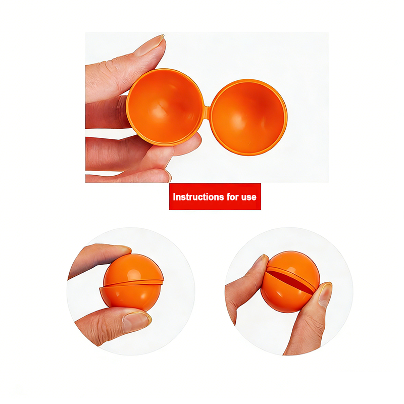 100-500Pcs 4CM Orange Plastic  - Open Vending Machine ulasan dan harga