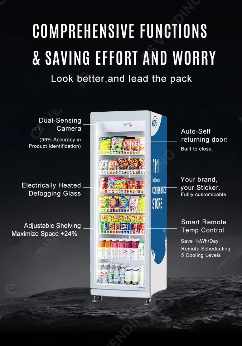 FOODLINE Customized Vending AI - Open Vending Machine ulasan dan harga