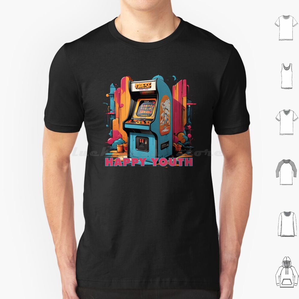 Happy Youth-Arcade T Shirt Men - Arcade No ulasan dan harga