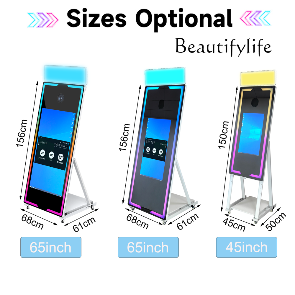 Touch Screen Magic Mirror Phot - Photo Booth Machine ulasan dan harga