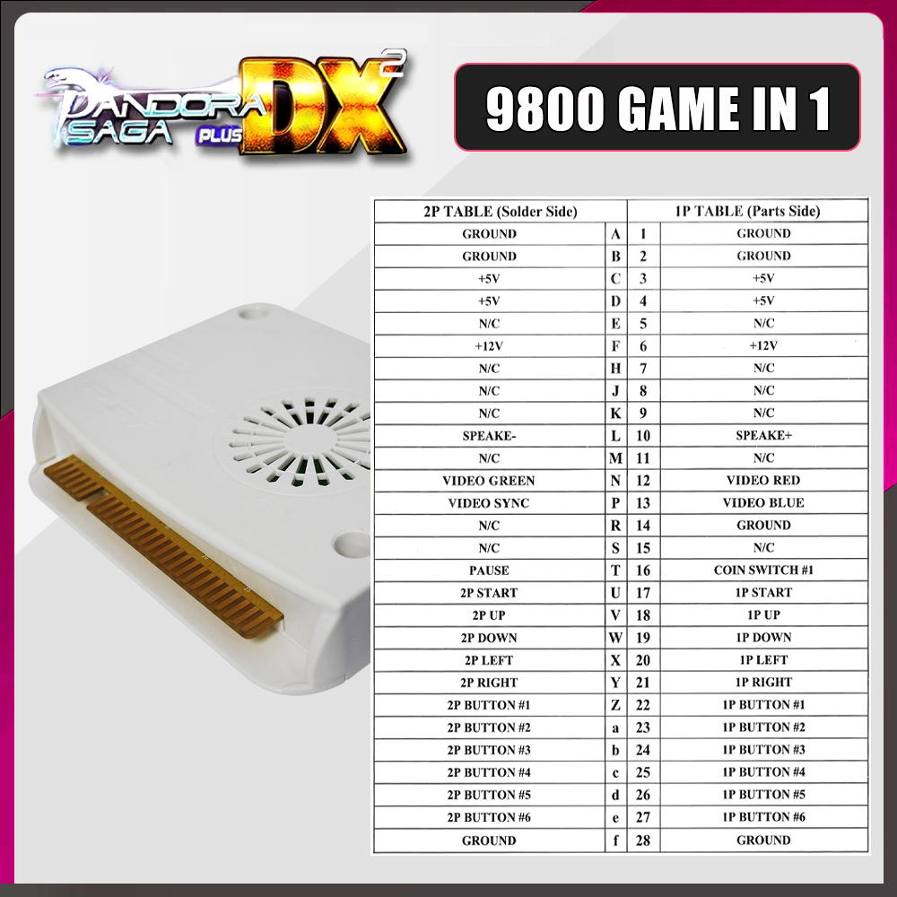 Arcade 9800 in 1 Pandora Saga  - Trackball Controller Arcade ulasan dan harga