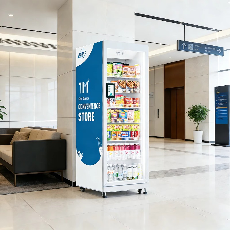 AI-Powered Open Door Combo Ven - Open Vending Machine ulasan dan harga