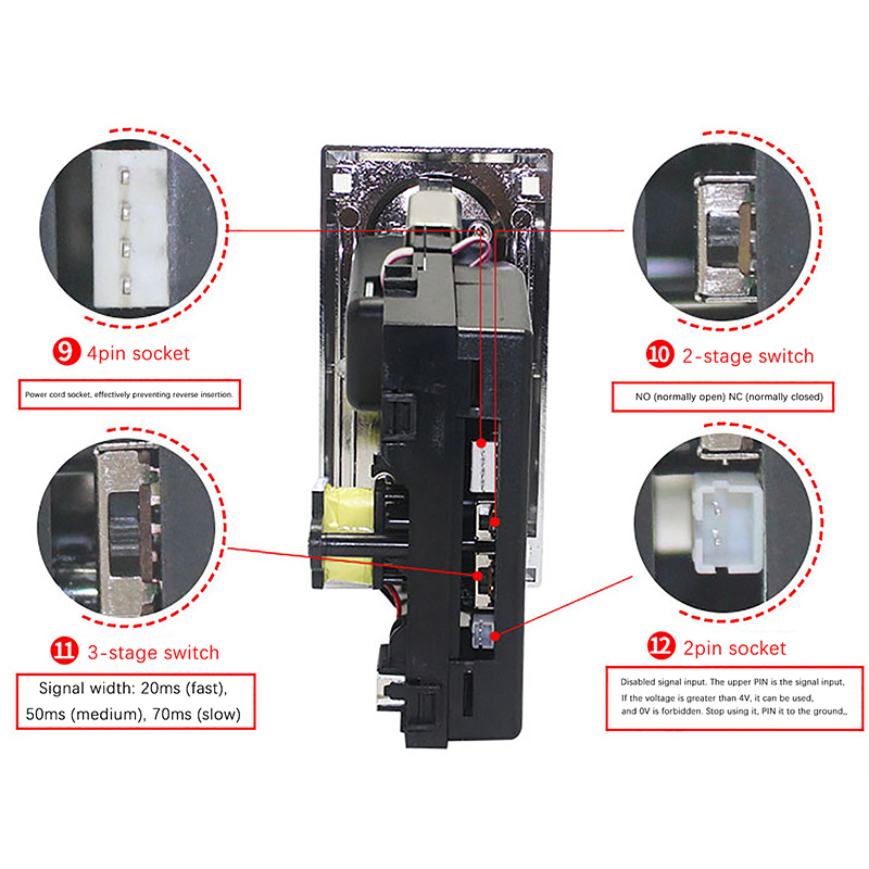 616 Electronic Multi Coin Acce - Coin Acceptor Selector ulasan dan harga