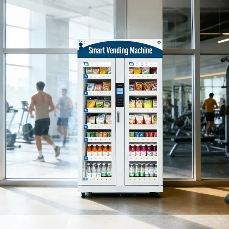 AI Smart Fridge EU/US Cashless - Open Vending Machine ulasan dan harga