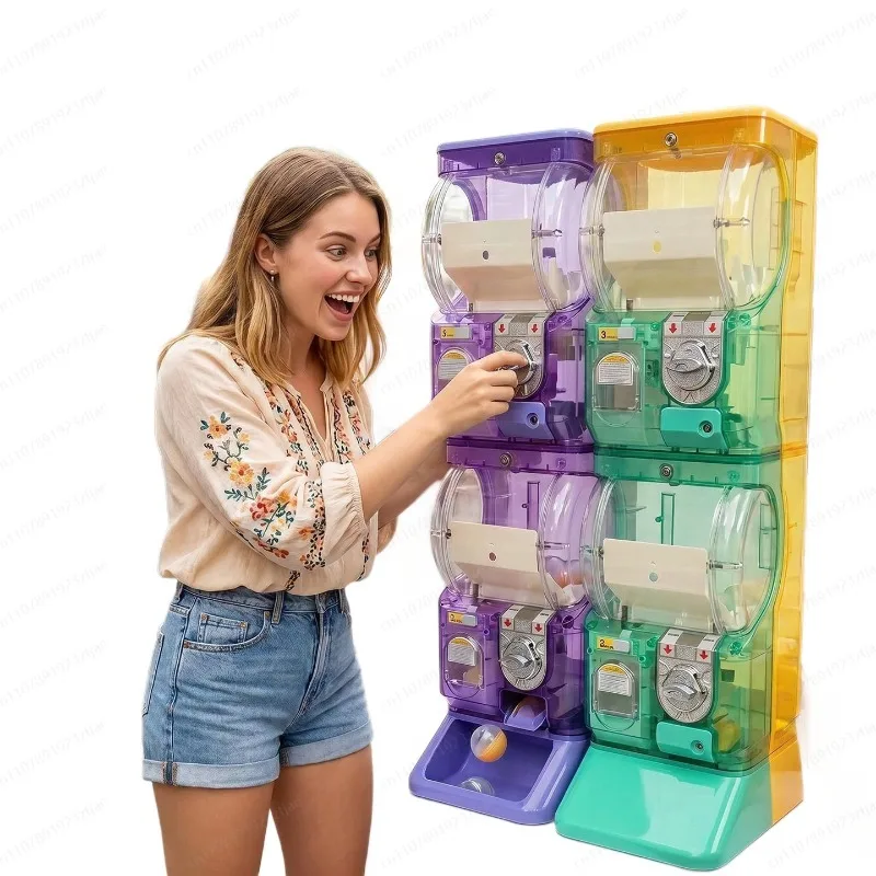 Transparent White Two Tier Gas - Arcade Vending Machines ulasan dan harga
