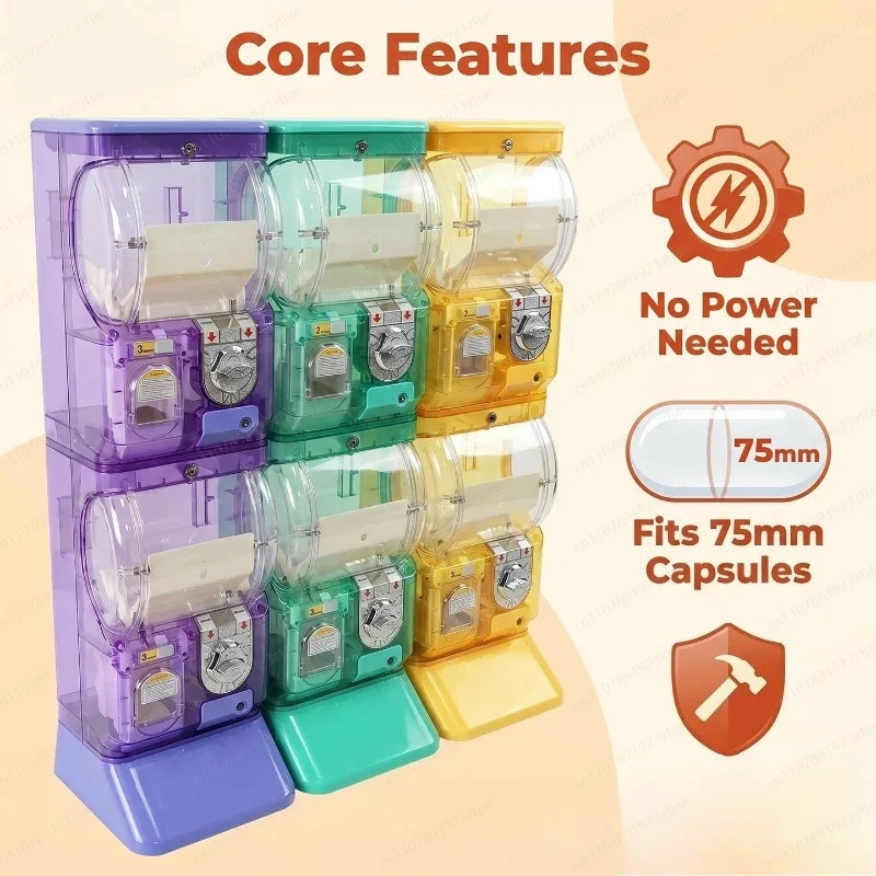 Transparent White Two Tier Gas - Arcade Vending Machines ulasan dan harga