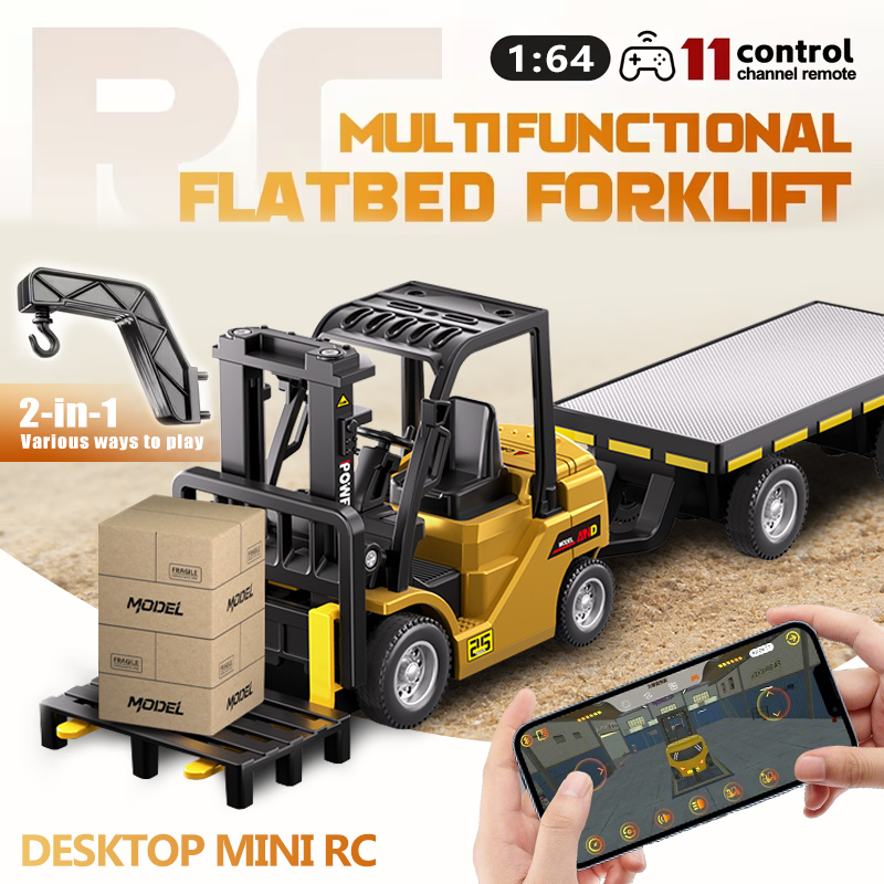 1:64 Mini Remote Control Forkl - Claw Crane Machine ulasan dan harga
