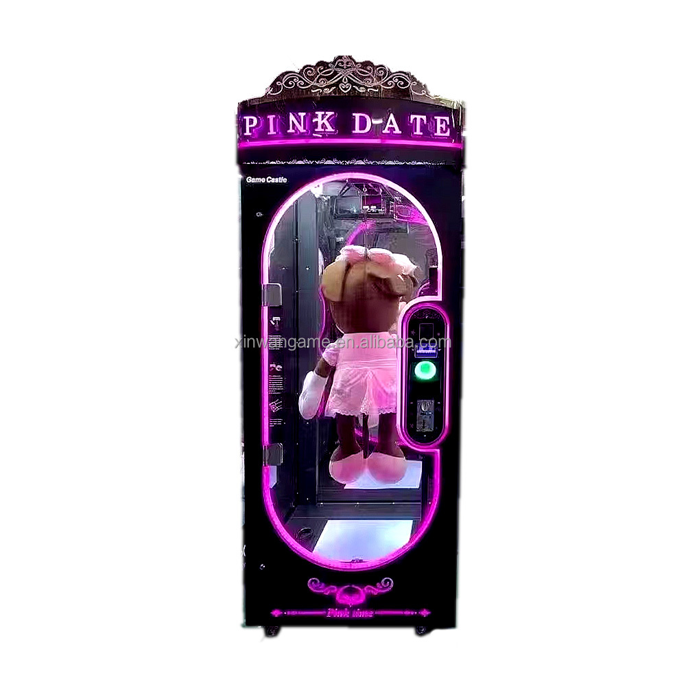 Pink Date Gift Pluche Plush Ki - Arcade Toy Claw Vending Machine ulasan dan harga