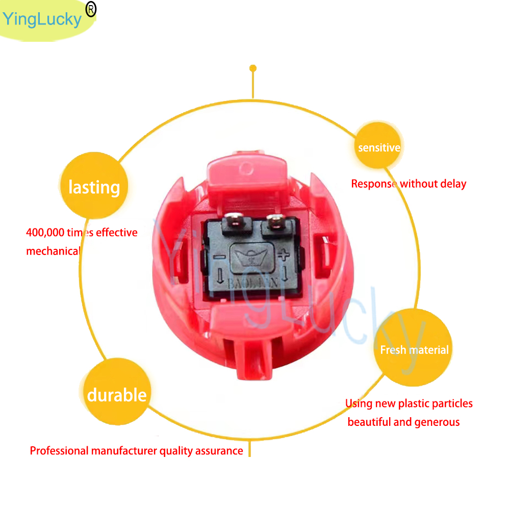 12pcs Arcade Push Button, Sanw - Coin Acceptor Selector ulasan dan harga