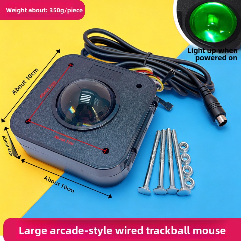 Arcade Game Accessories Trackb - Trackball Controller Arcade ulasan dan harga