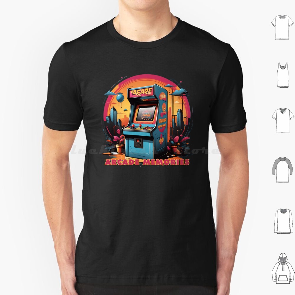 Arcade Memories-Arcade T Shirt - Arcade No ulasan dan harga