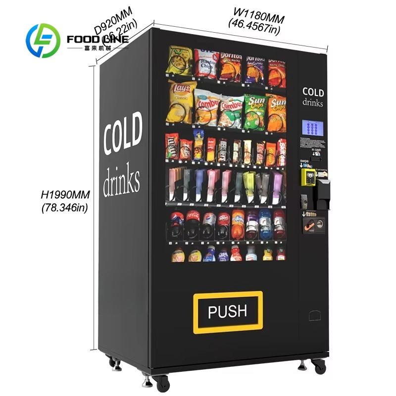 Snack and Drink Vending Machin - Open Vending Machine ulasan dan harga
