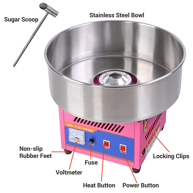 Professional Cotton Candy Maki - Candy Floss Machine ulasan dan harga