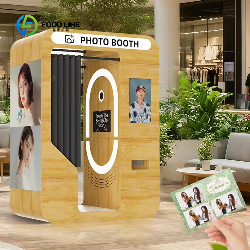 Customized Portable Wooden Bar - Photo Booth Machine ulasan dan harga
