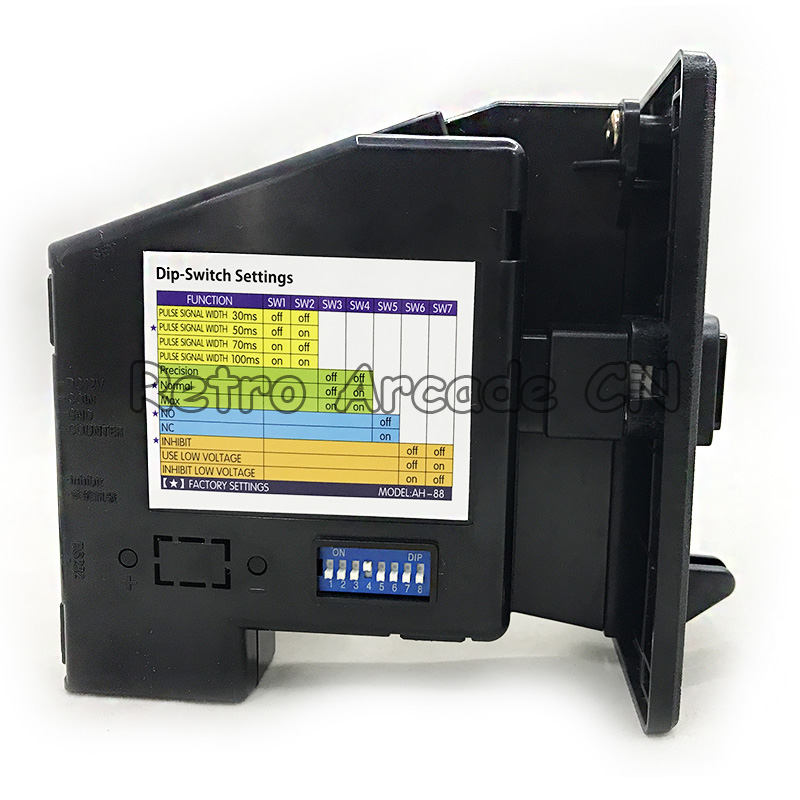 CL LED Logo Multi Coin Accepto - Arcade Games Vending ulasan dan harga