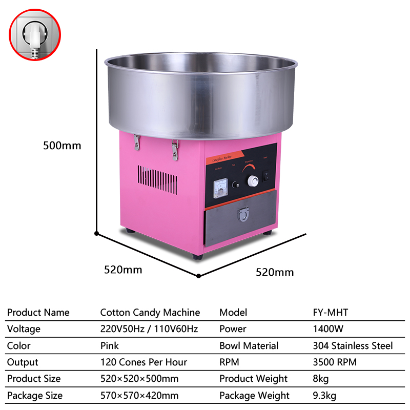 Industrial High Capacity Mini  - Candy Floss Machine ulasan dan harga